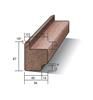 Meranti raamhout voor isolatieglas - wit gegrond - 54x67x5900 mm